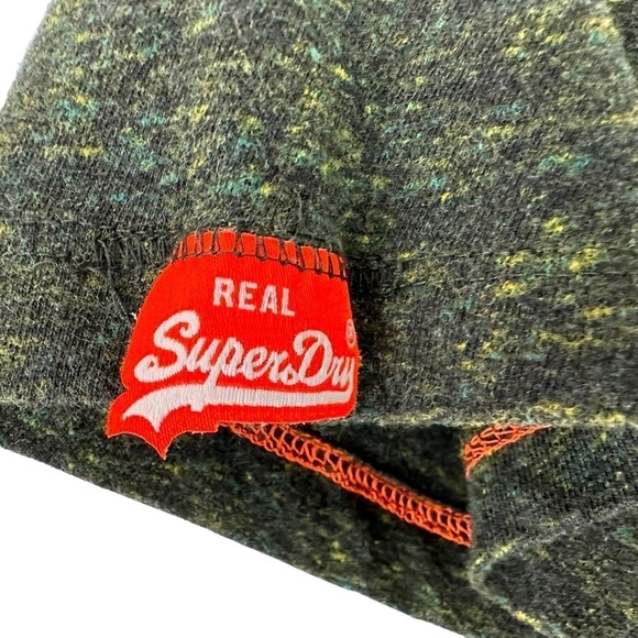 Superdry Mens The Orange Label Tee Co. Embroidered Logo T-Shirt Large Green - Picture 4 of 8